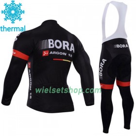 Fietskleding Dames (Fietsshirt Lange Mouw + Lange Koersbroek) 2017 Bora-Hansgrohe N003 Winter Thermal Fleece